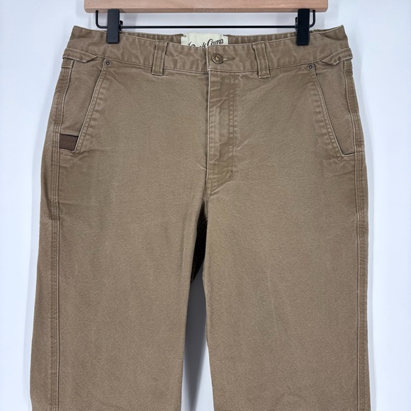 Duck Camp Mens Tan Cordura Stretch Outdoor Workwear Canvas Outdoors Pants - Picture 3 of 12